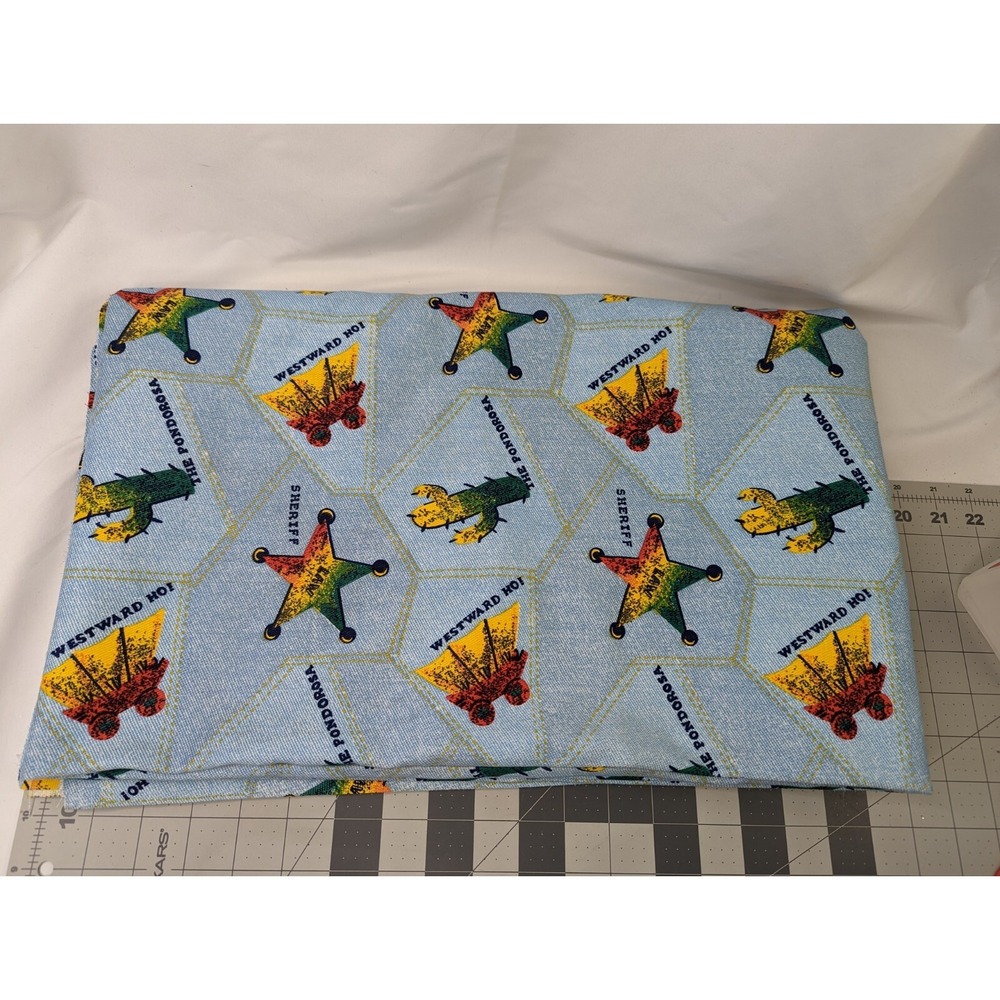 Westward Ho Sheriff Ponderosa Fabric Western Heavy About‎ 76x48